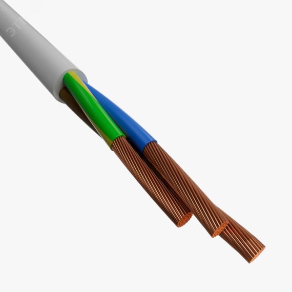 Провод ПВС 2х1.5+1х1.5 белый 100 м ТРТС ПЭНН Партнёр Электро 00000017304