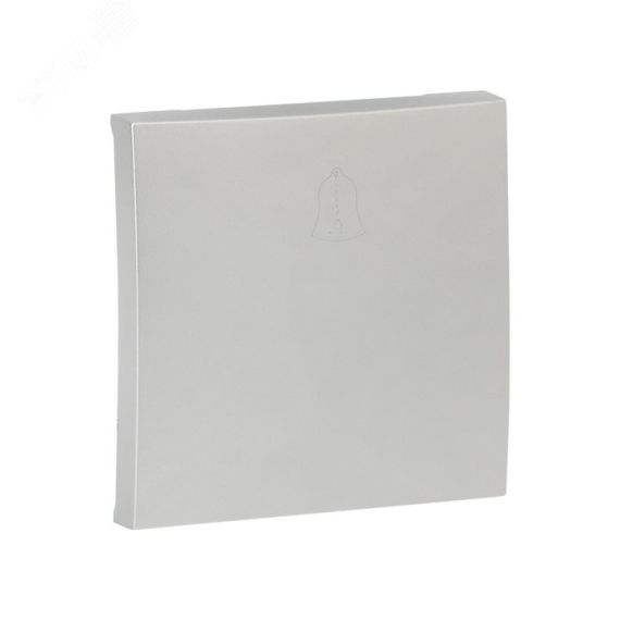 Валенсия лицевая панель выключателя проходного 1-кл. 10А сталь EKF ESV10-L-025-30