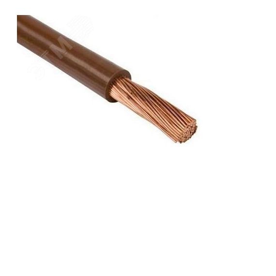 Провод силовой ПУГВнг(А)-LS 1х0.75 коричневый многопроволочный 100м Электрокабель(ХКА) 100000094404030008