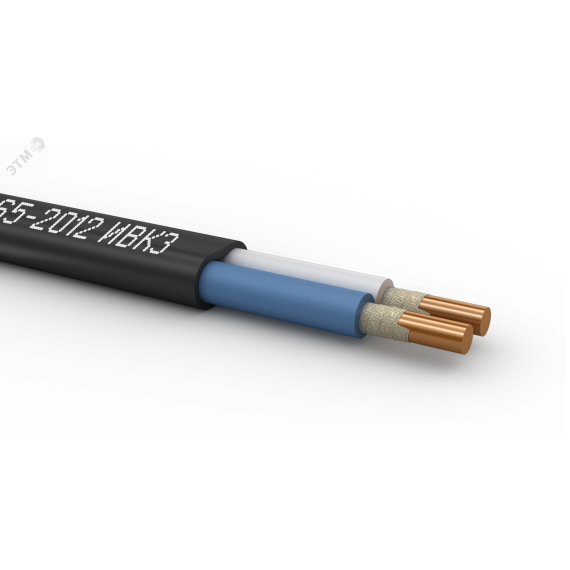 Кабель силовой ВВГ-Пнг(А)-FRLSLTx 2х6 ок (N)-1 ТРТС Ивановский кабельный 00-00019743