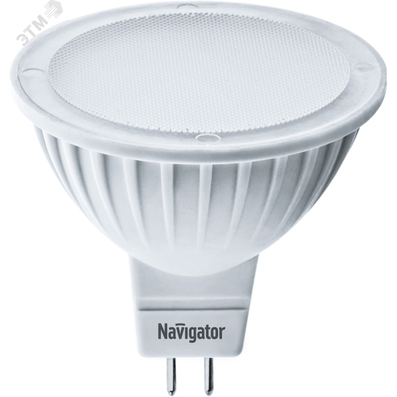 Лампа светодиодная LED 7вт 230в GU5.3 диммируемая тепло-белая Navigator Group 20501