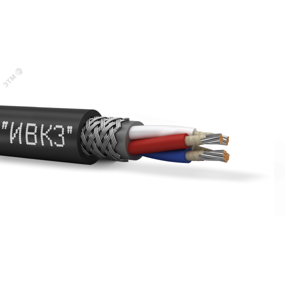 Провод монтажный МККШВнг(А)-HF 2х2х0.35 ТРТС Ивановский кабельный 00-00027708