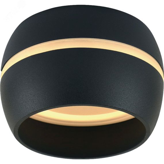 Светильник ДПО-12w GX53 без лампы черный FERON 41510