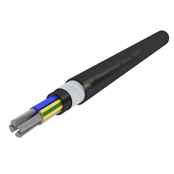 Кабель силовой АПБПнг(А)-HF 4х150мс (N)-1 многопроволочный черный (барабан) Алюр 00-00002005