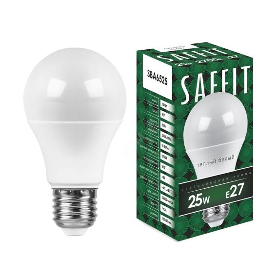 Лампа светодиодная LED 25вт Е27 теплый FERON 55087