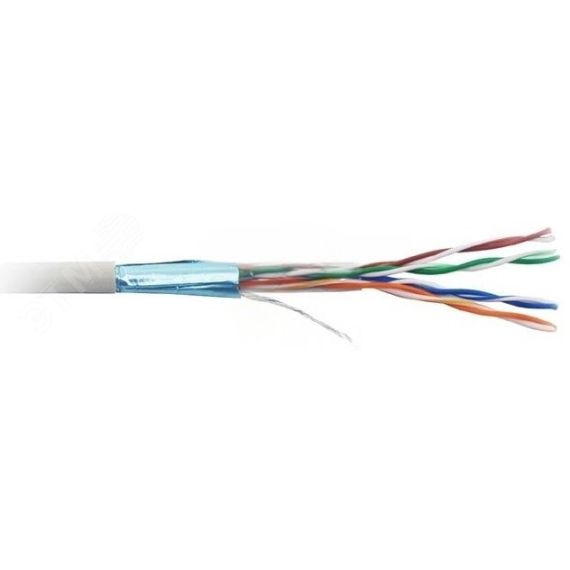 Витая пара FTP 4 пары AWG 24 категория 5е экран внутренняя Cu Light SkyNet 1693111