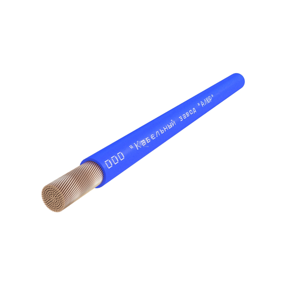 Провод силовой ПуГПнг(А)-HF 1х10 синий (барабан) Алюр 00-00011107