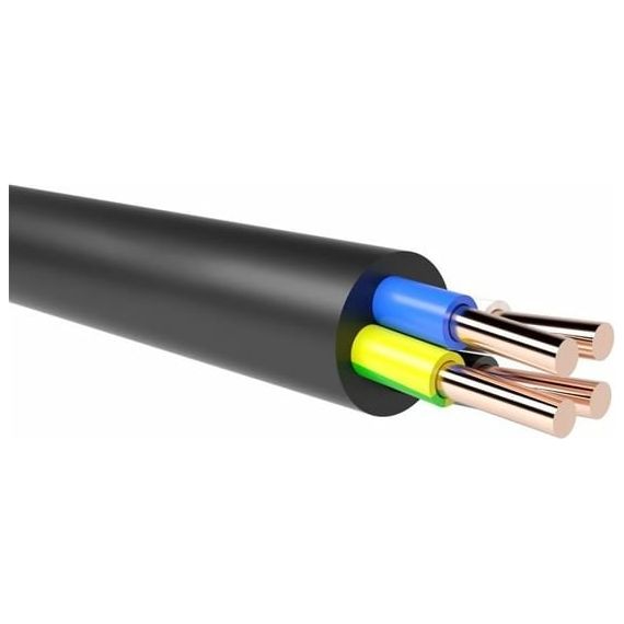 Кабель ВВГ нг(А)LS 4х1.5 0.66кВ (бухта) ЭлПром БП-00006389