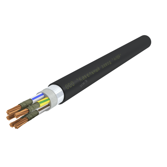 Кабель силовой ВВГЭанг(А)-FRLS 5х35.0 мк(N.PE)-0.66 Ч. бар Алюр 00-00006532