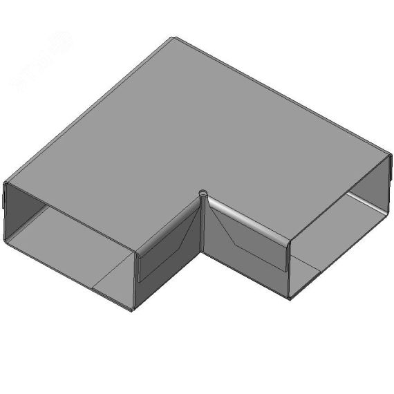 Поворот 90 град. ЛМ60 вертикальный УТ1.5 с крышей Завод ЭМИ Курган П0000010434