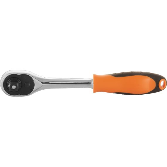 Рукоятка трещоточная 1/4''DR, 72 зубца, 140 мм Ombra 055102