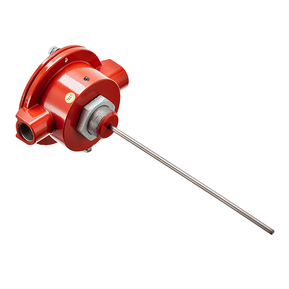 Извещатель пожарный тепловой взрывозащищенный программируемый Эридан ИП101-07ем-И1-B, КВМ20, ЗГ