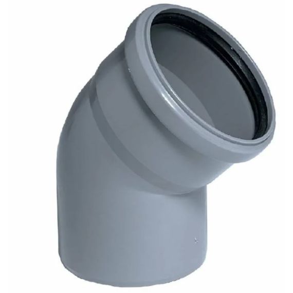 Отвод (полипропилен) 75x15град. PRO AQUA 100715