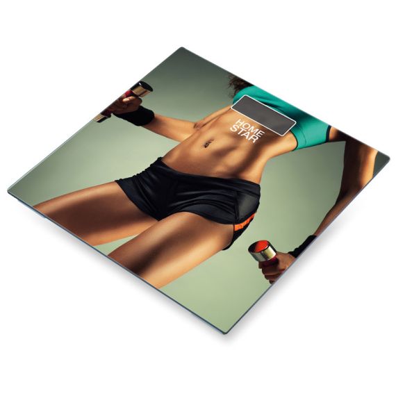 Весы напольные электронные HS-6001Q стеклянная поверхность, до 180 кг HomeStar 101225