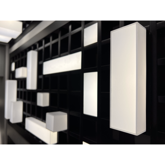 Светильник светодиодный RVE-LBX-PLAZA-7510-6-GR (Квадрат Грильято 6шт 65х65х40мм 27Вт встраиваемый 4000K Белый) RVElektro RVE00003225