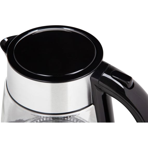 Чайник электрический LE-1513 на 1,7 л, материал стекло, пластик Leonord 107165