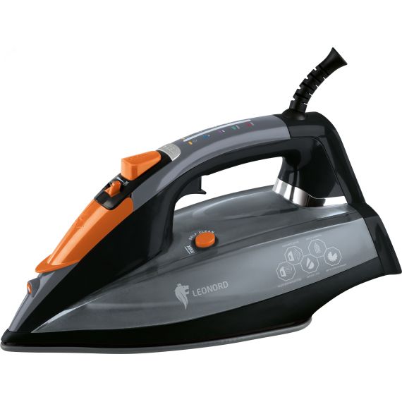 Утюг LE-1803 на 2400 Вт, с электронным управлением, подошва - керамическая Leonord 270085