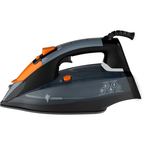 Утюг LE-1803 на 2400 Вт, с электронным управлением, подошва - керамическая Leonord 270085