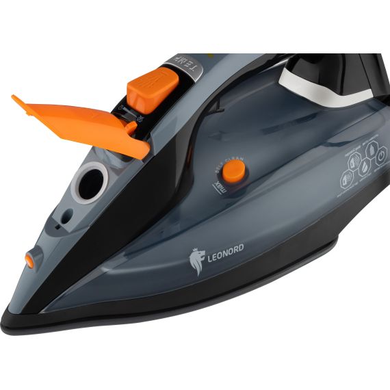 Утюг LE-1803 на 2400 Вт, с электронным управлением, подошва - керамическая Leonord 270085