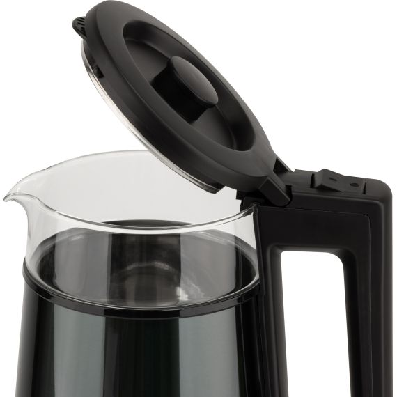 Чайник электрический E-200 на 1,2л, цвет серый, двойной корпус Energy ВиК 107011