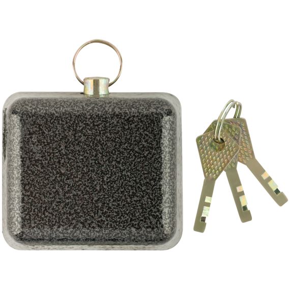 Замок навесной с закрытой дужкой 75 мм КУРС 67031