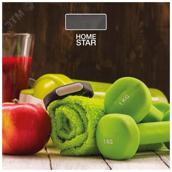 Весы напольные электронные HS-6001M стеклянная поверхность, до 180 кг HomeStar 101222