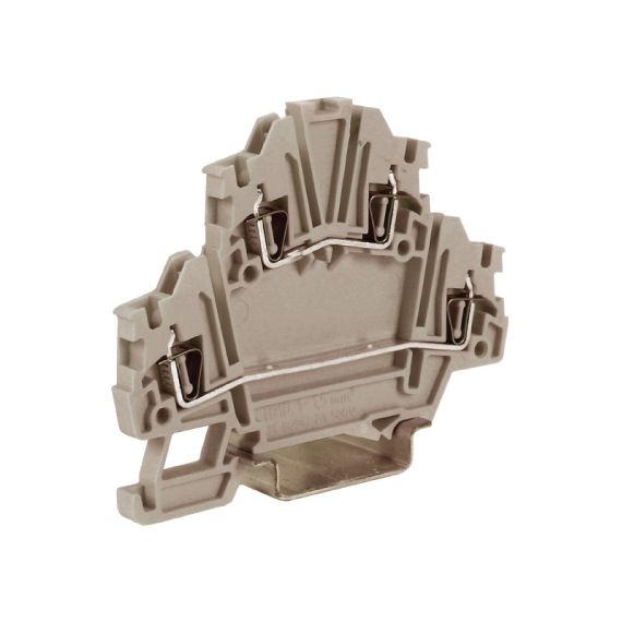 HMD.1GR(Ex), 2-х уровневый проходной зажим, серый, 1,5 кв.мм