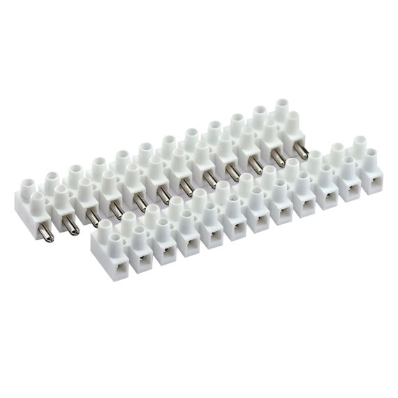 КЛЕММНИК+разъем Полипропилен,12р,85°С,450V,24A, 2,5мм.кв.