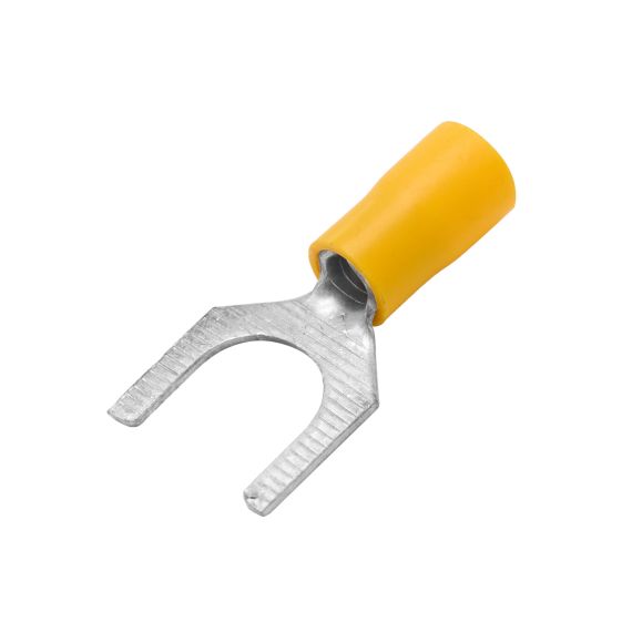 Наконечник вилочный с изолир.фланцем 2,5-6 кв.мм 10,5 мм (НВИ) Наконечник вилочный с изолир.фланцем 2,5-6 кв.мм 10,5 мм (НВИ)