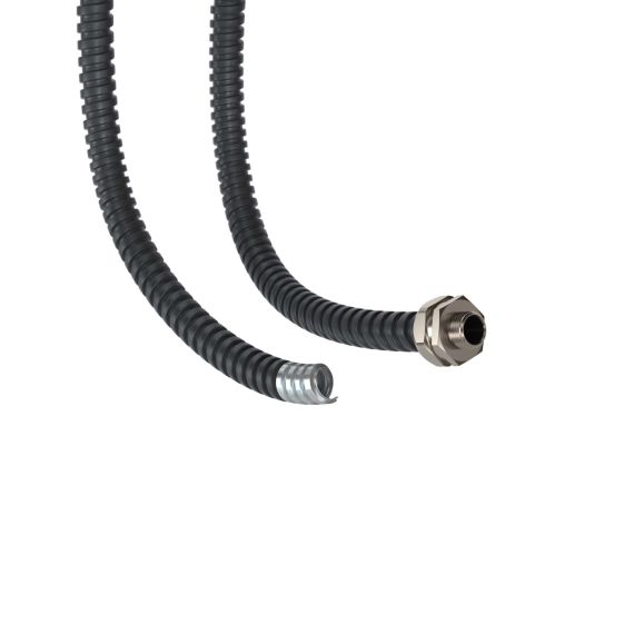 Металлорукав в герметичной PU изоляции DN 50мм, Dвн 50,5 мм, Dнар 54,5мм, 25м