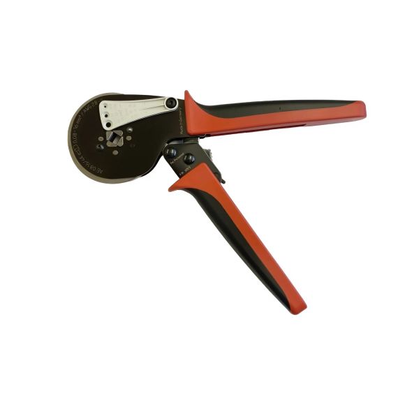 Клещи для обжима провода 0,08-16 кв. мм наконечником-гильзой (квадрат) спозиционером