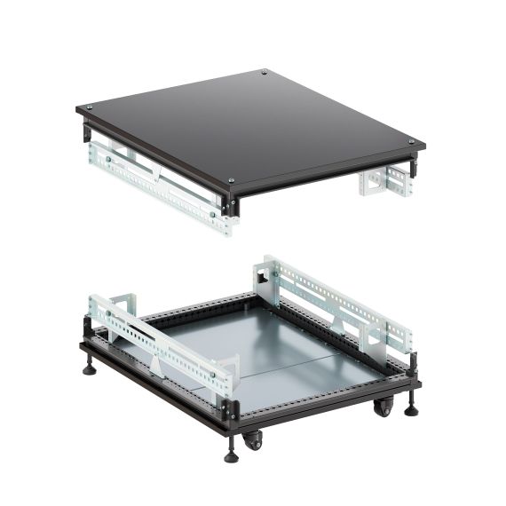Крыша основание сплошные IT-CQE 800x800, RAL9005