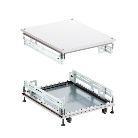 Крыша основание сплошные IT-CQE 800x600, RAL7035