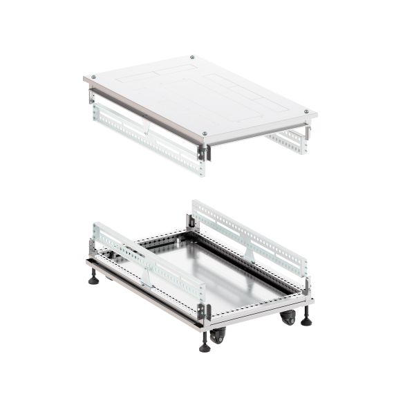Крыша основание преперфорированные IT-CQE 600x1000, RAL7035