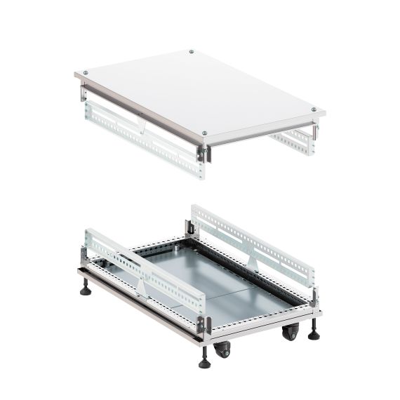 Крыша основание сплошные IT-CQE 600x1000, RAL7035