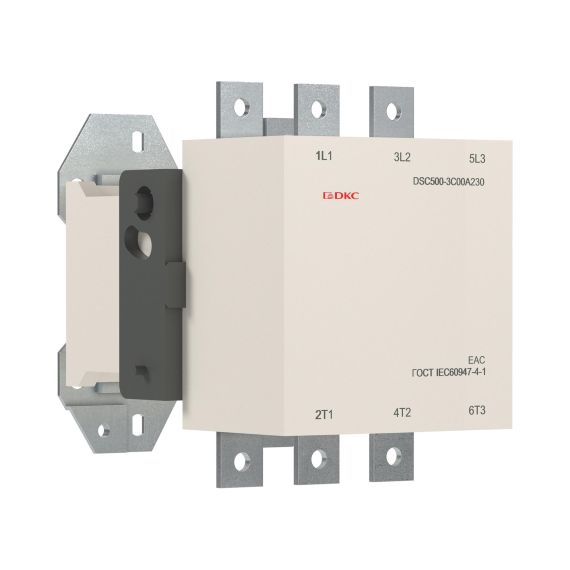 Магнитный контактор DSC500-3C00A230 500А 250кВт (AC3)  кат 220В AC Магнитный контактор DSC500-3C00A230 500А 250кВт (AC3)  кат 220В AC