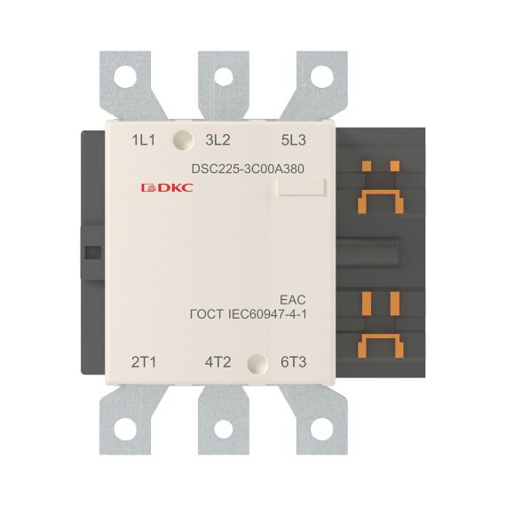 Магнитный контактор DSC225-3C00A380 225А 110кВт (AC3)  кат 380В AC