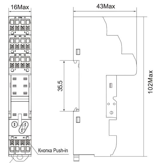Чертеж IRM-B-PT