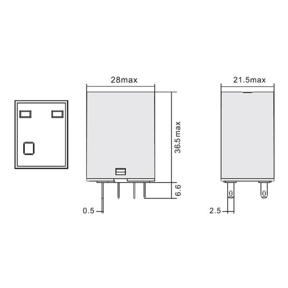 Чертеж IR-220DC-W2CO-D