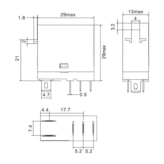 Чертеж IR-12DC-1CO
