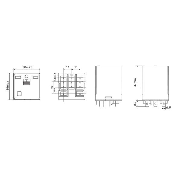 Чертеж IR-24AC-3CO-D
