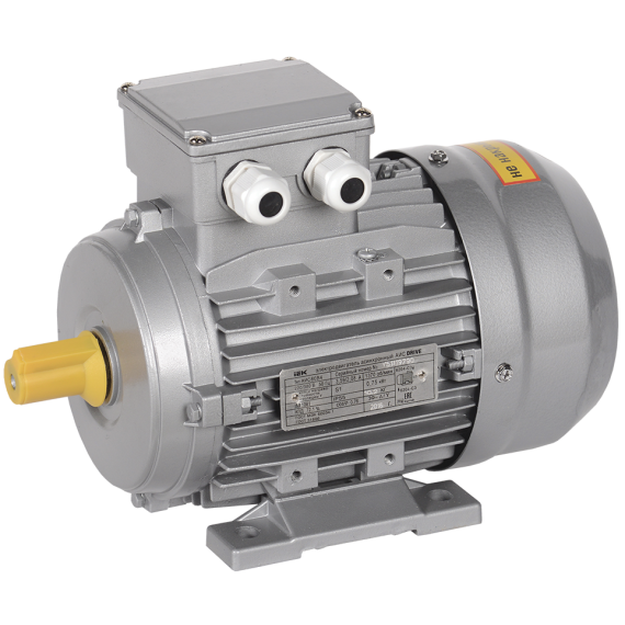 Электродвигатель асинхронный трехфазный АИС 90S6 380В 0,75кВт 1000об/мин 1081 DRIVE IEK