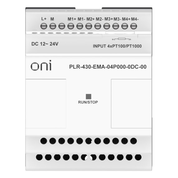 ПЛК 430 Модуль расширения входов выходов 4 входа Pt100/Pt1000 24В DC ONI