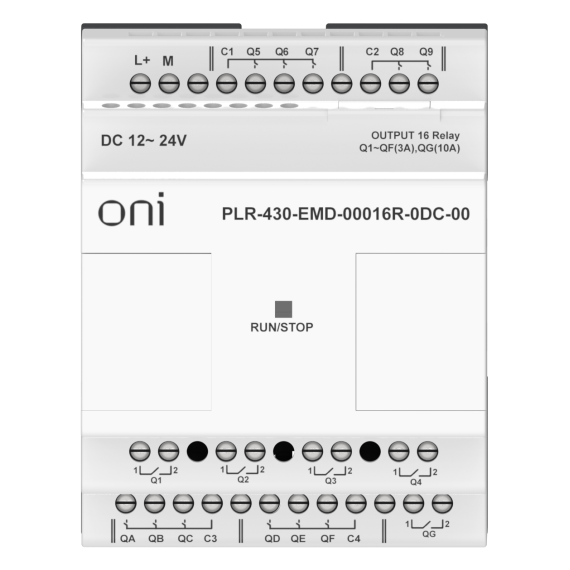 ПЛК 430 Модуль расширения входов выходов 16 RO 24В DC ONI