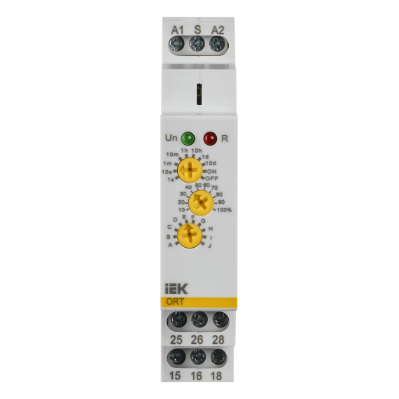 Реле времени ORT многофункциональное 2 контакта 12-240В AC/DC IEK