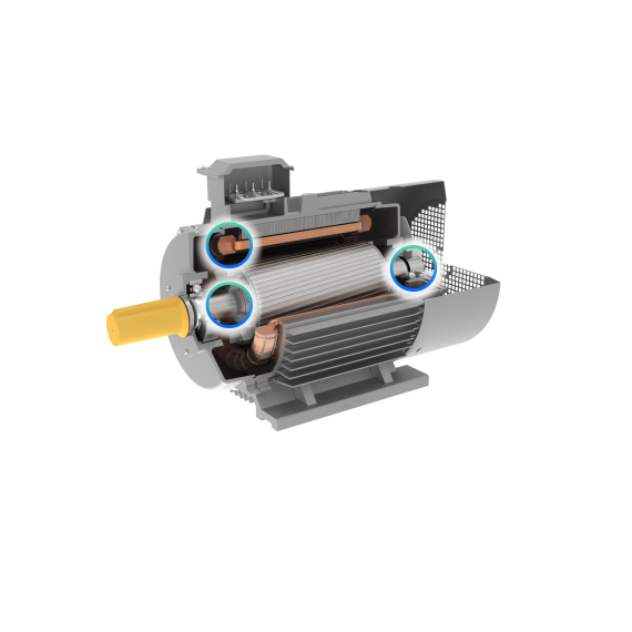 Датчик тепловой защиты Pt1000 в обмотках предустановлен на заводе-изготовителе с выводом сигнального