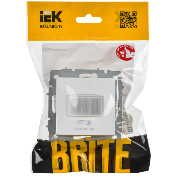BRITE Датчик движения ДС10-1-БрАБ арктический белый IEK