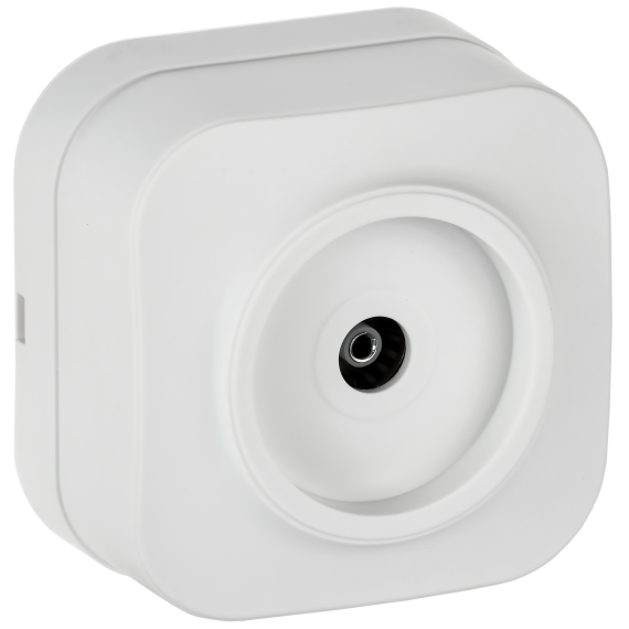 GLORY Розетка для открытой установки TV РТВ20-ХБм белый матовый IEK