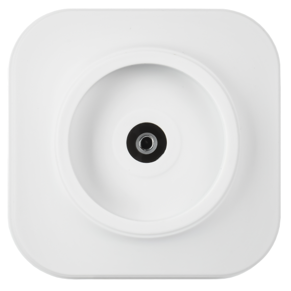 GLORY Розетка для открытой установки TV РТВ20-ХБм белый матовый IEK