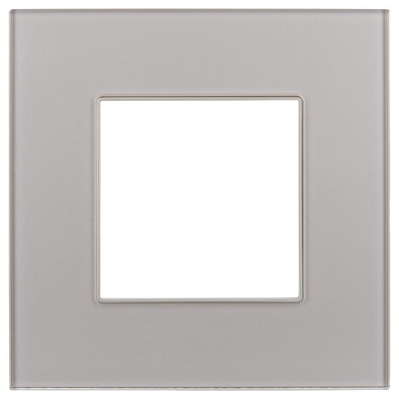 SKANDY Рамка 1-местная SK-F21Sh стекло шампань IEK